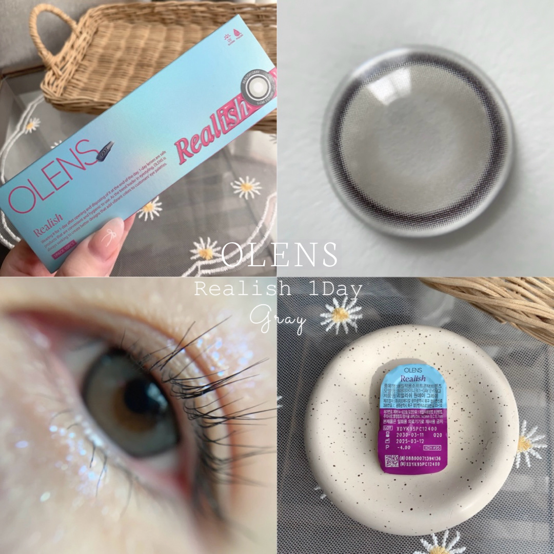 Realish 1day/OLENS/ワンデー（１DAY）カラコンを使ったクチコミ（1枚目）