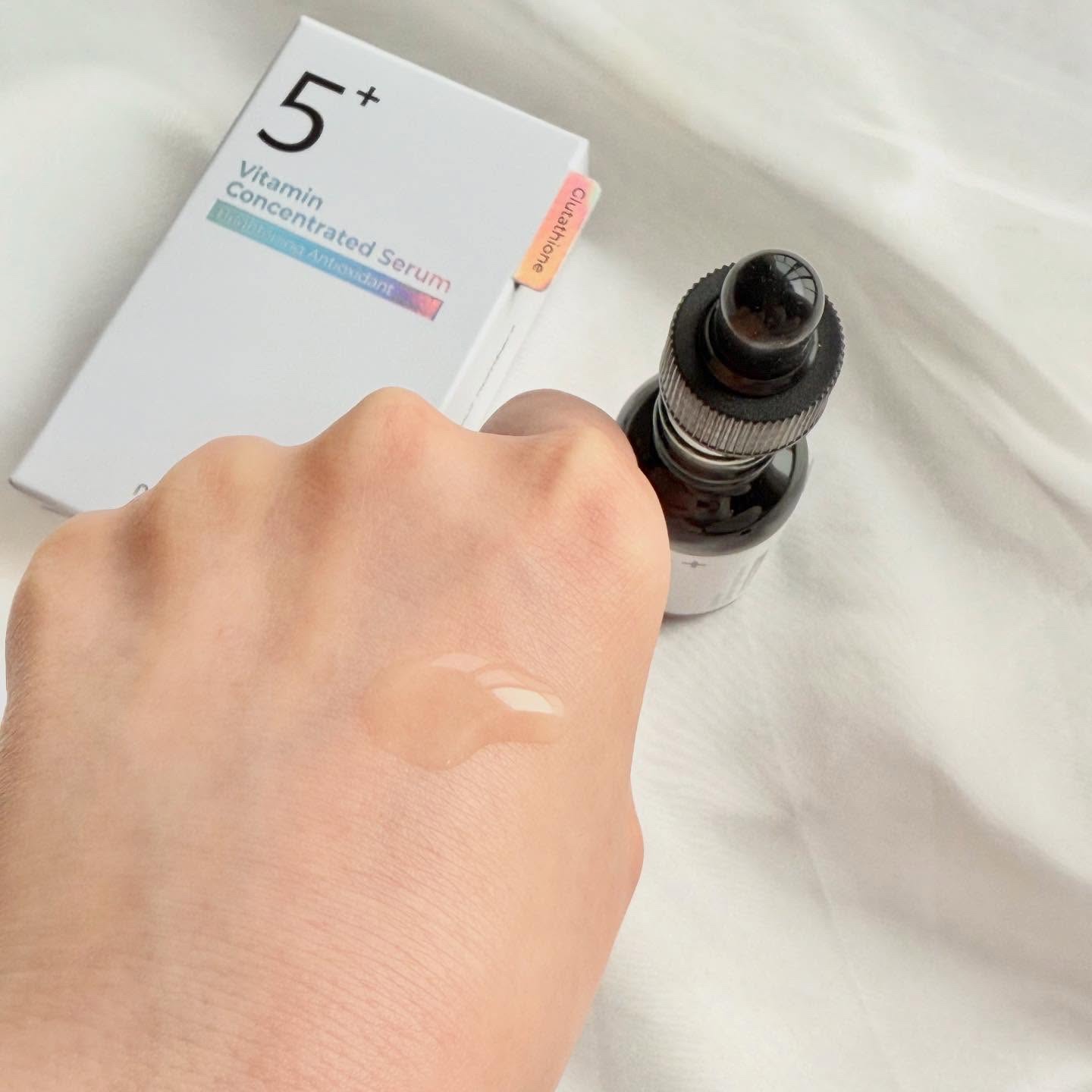 5番 白玉グルタチオンＣ美容液/numbuzin/美容液を使ったクチコミ（3枚目）