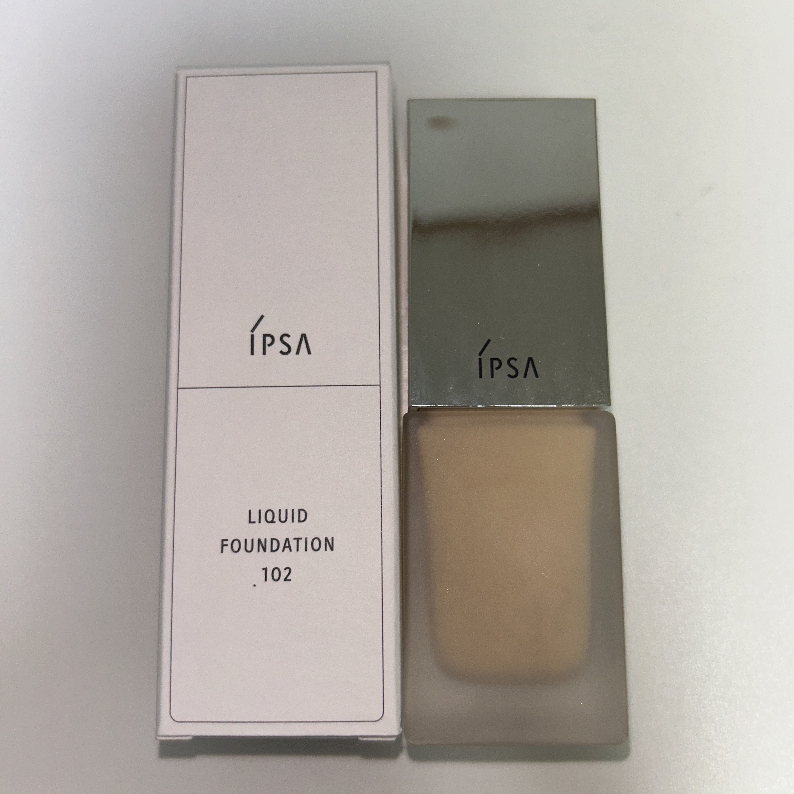 リキッド ファウンデイションe 102/IPSA/リキッドファンデーションを使ったクチコミ（1枚目）