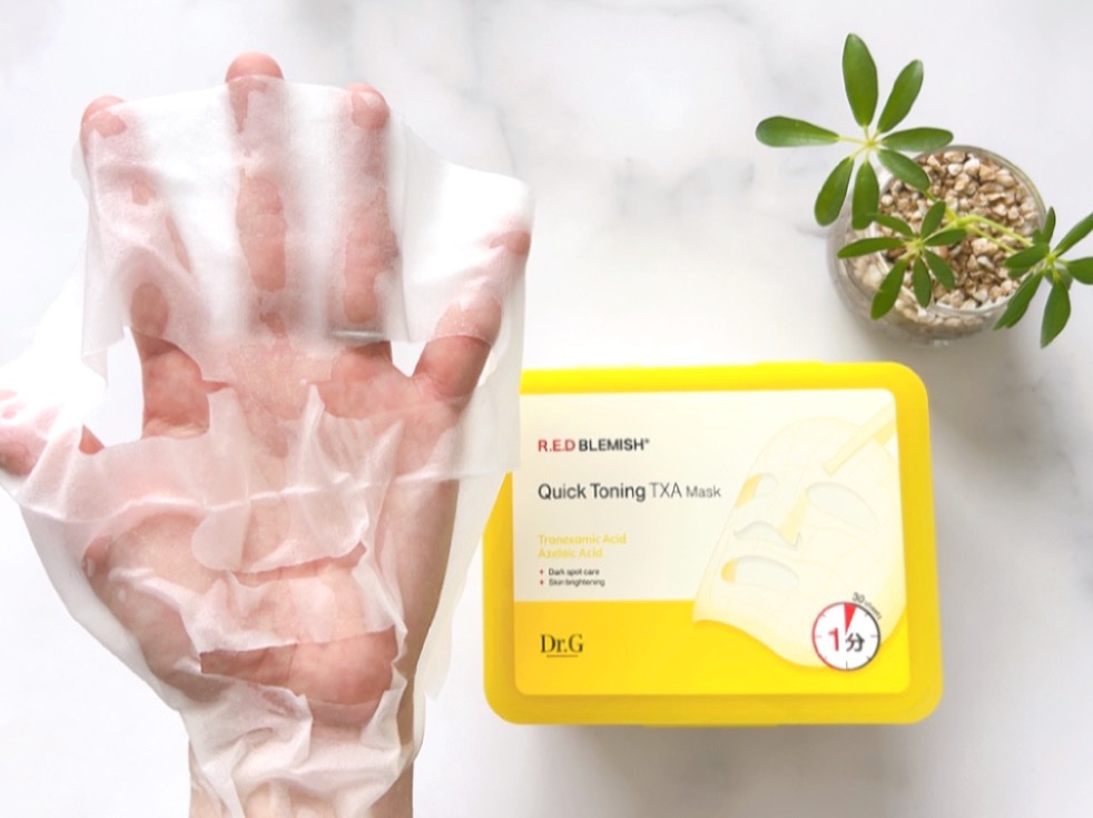 レッドブレミッシュ クイックトーニングTXAマスク/Dr.G/シートマスク・パックを使ったクチコミ（3枚目）