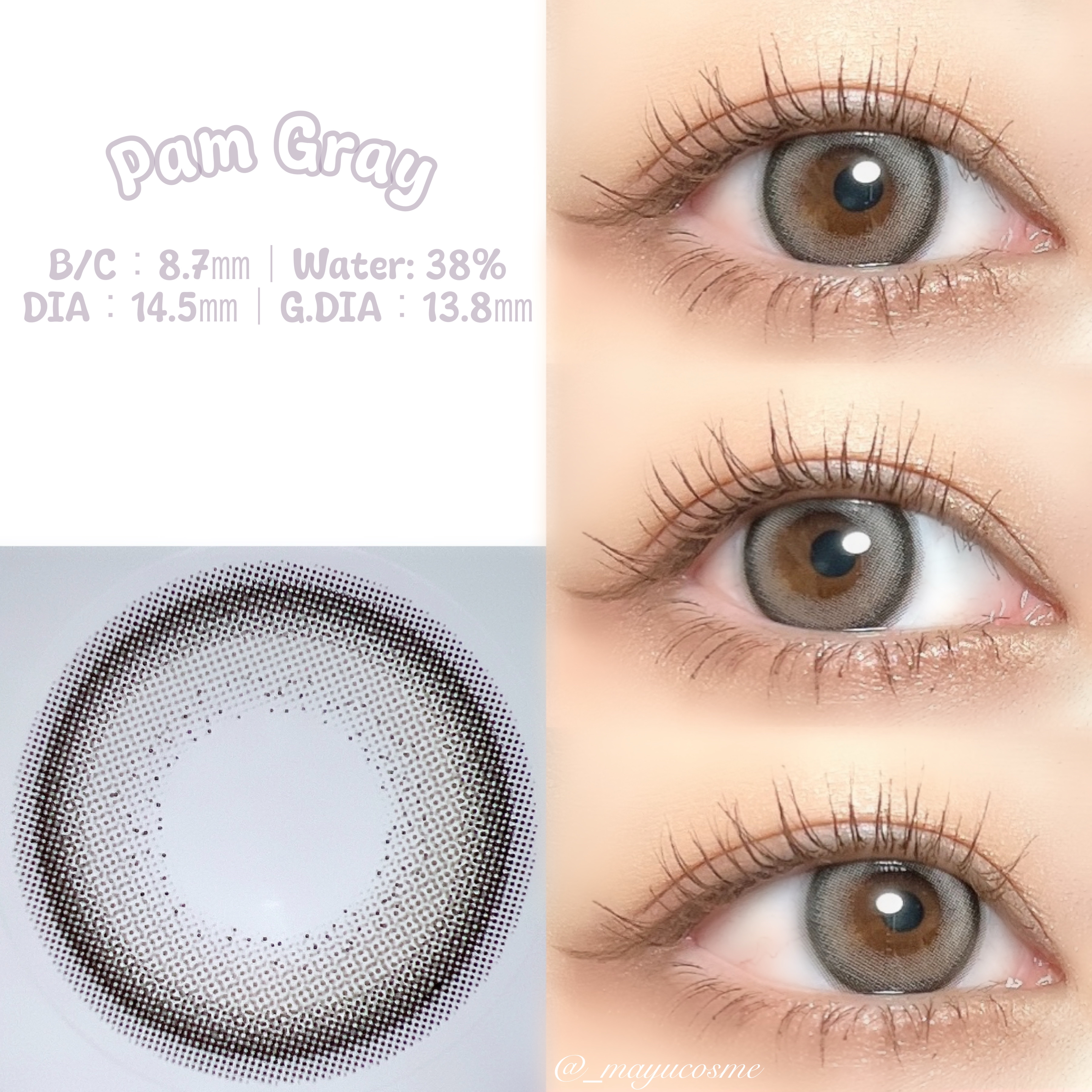 Mechu Mechu/Mechu Mechu /ワンデー（１DAY）カラコンを使ったクチコミ（2枚目）