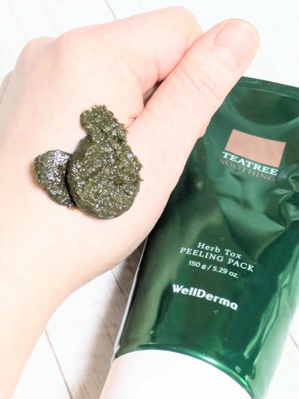 ティーツリーハーブピーリングパック/WellDerma/洗い流すパック・マスクを使ったクチコミ(7枚目)