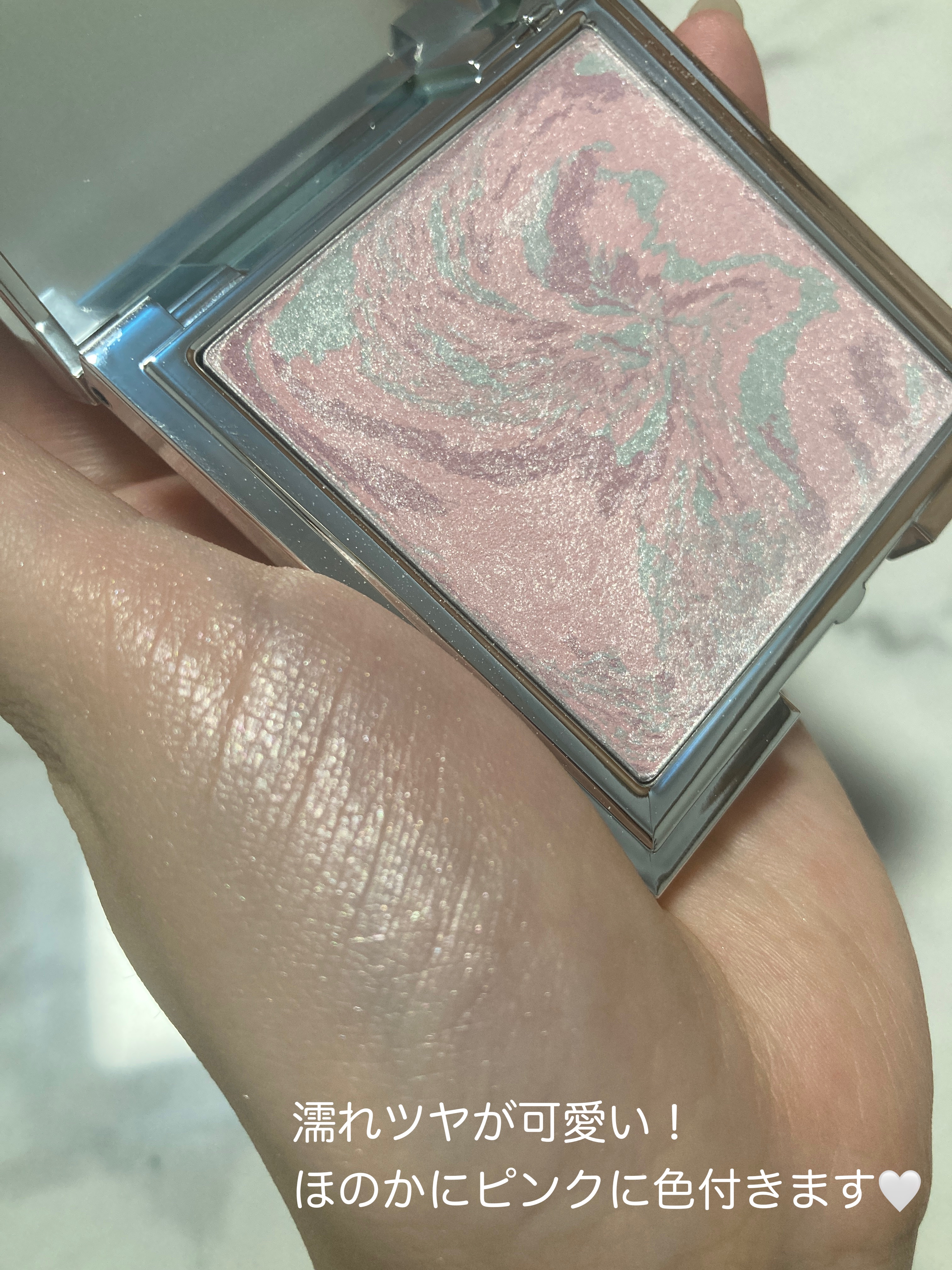 スキンルミナスハイライター/DEAR DAHLIA/パウダーハイライトを使ったクチコミ（3枚目）