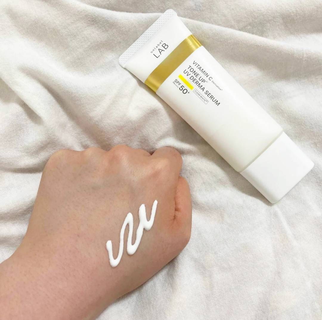 アンレーベル ラボ V トーンアップ UVセラム/unlabel/日焼け止めクリームを使ったクチコミ（2枚目）