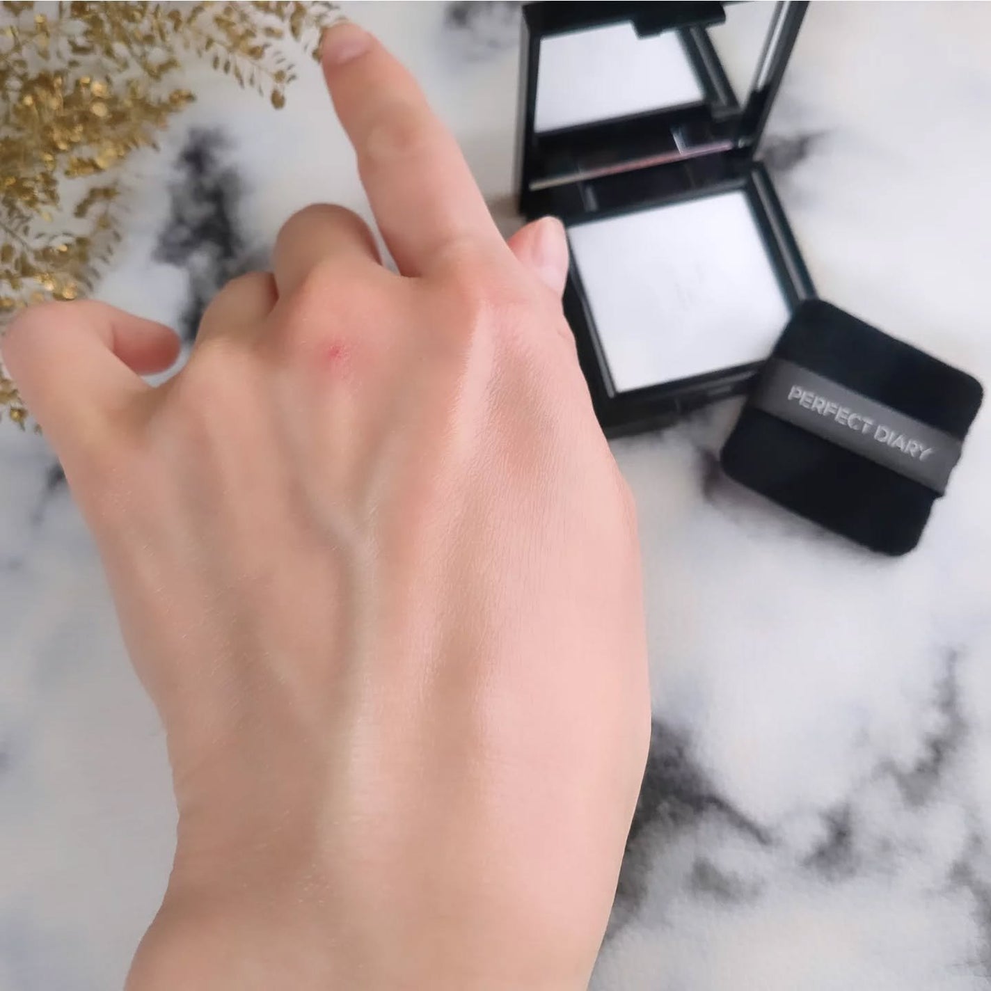 トランスルーシェント ブルーリング セッティング パウダー/PERFECT DIARY/プレストパウダーを使ったクチコミ(7枚目)
