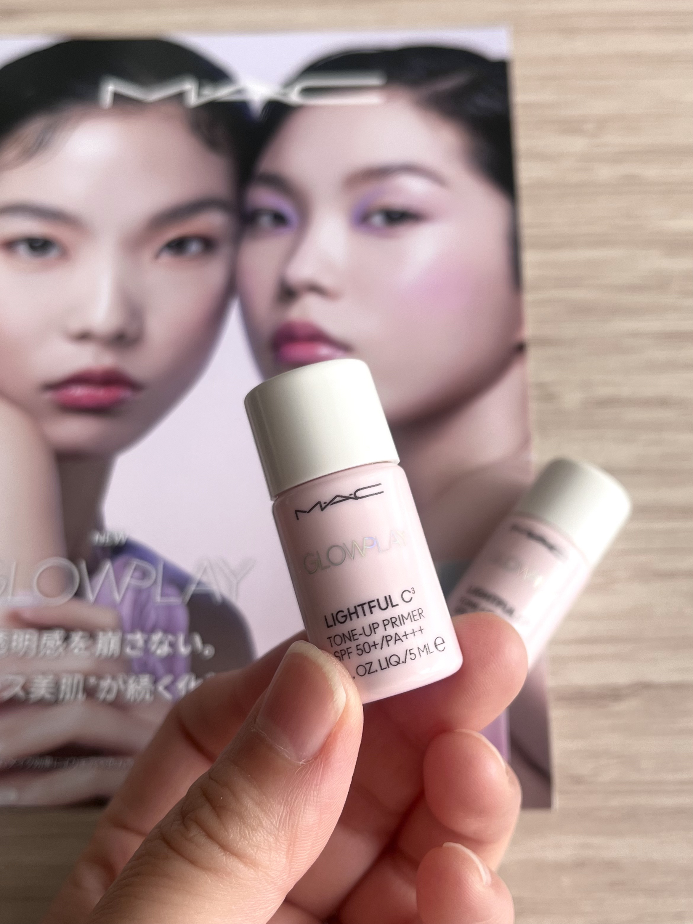 グロー プレイ ライトフル C3 トーン アップ プライマー SPF 50+/M・A・C/化粧下地を使ったクチコミ（1枚目）