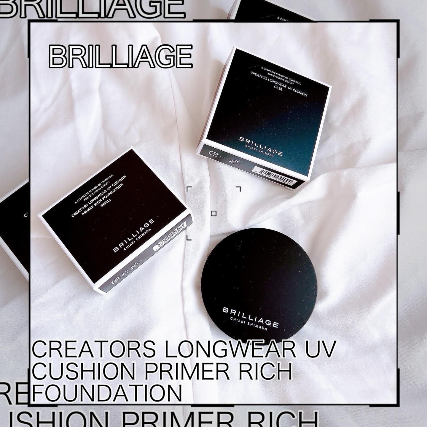 クリエイターズ ロングウェア UV クッション プライマー リッチ ファンデーション/ブリリアージュ/クッションファンデーションを使ったクチコミ（2枚目）