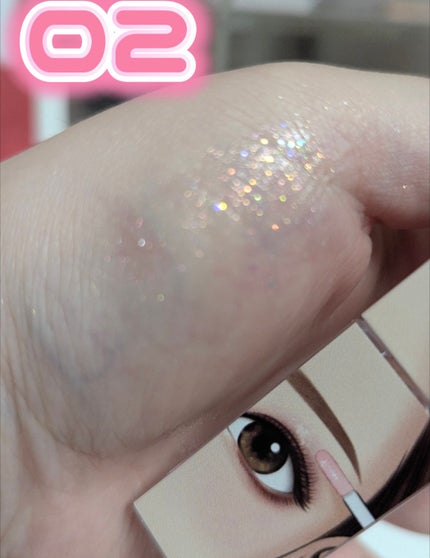 トゥルービューティ グリッター 01 Some Sweet /all my things/グリッターを使ったクチコミ(3枚目)