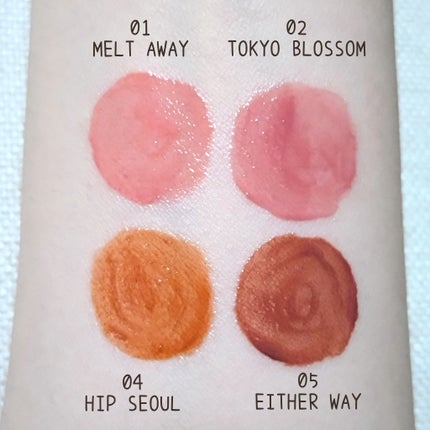 Dewy Syrup Tint/EITHER&/口紅を使ったクチコミ(2枚目)