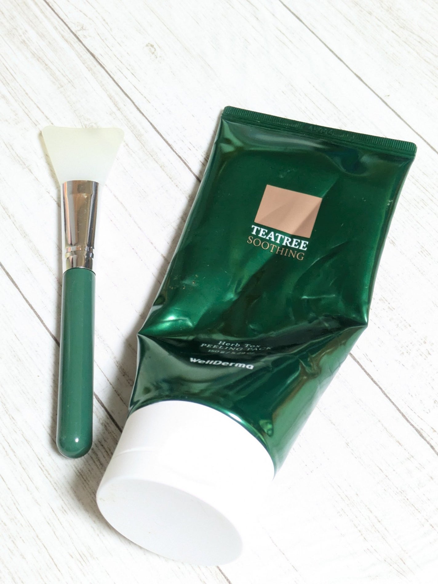 ティーツリーハーブピーリングパック/WellDerma/洗い流すパック・マスクを使ったクチコミ(3枚目)