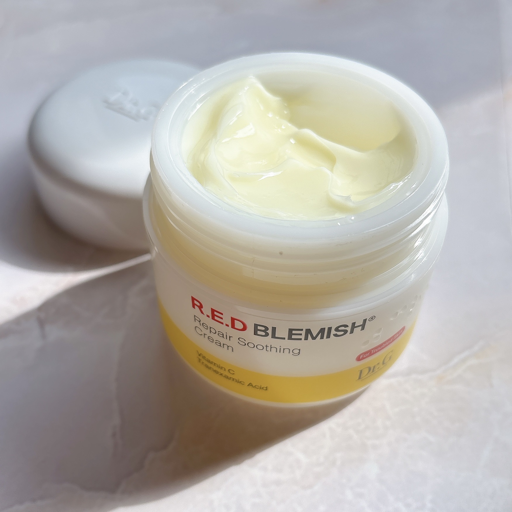 レッドブレミッシュ リペアスージングクリーム/Dr.G/フェイスクリームを使ったクチコミ（2枚目）