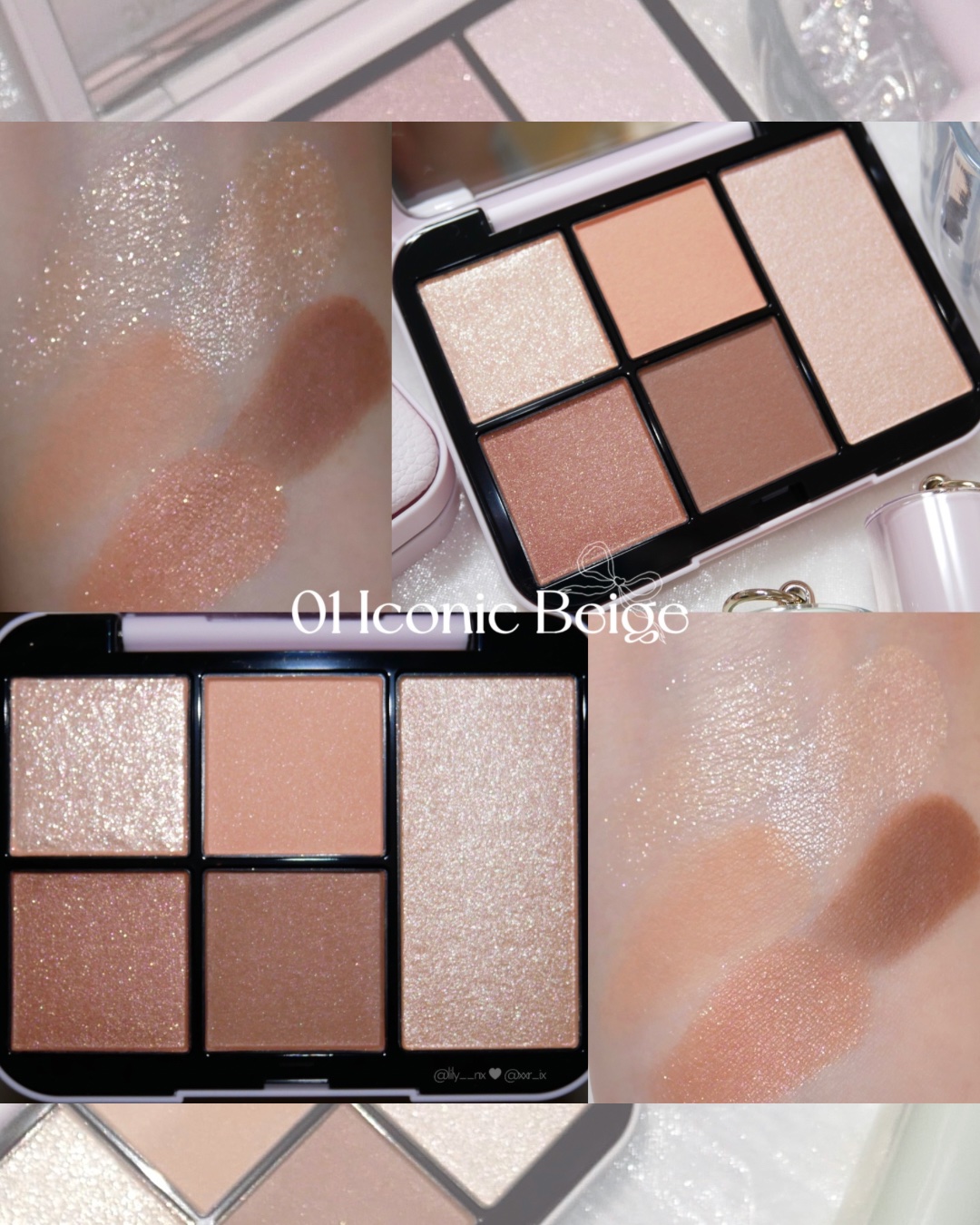 フェイススタイリスト n 01 iconic Beige/SNIDEL BEAUTY/アイシャドウパレットを使ったクチコミ（3枚目）