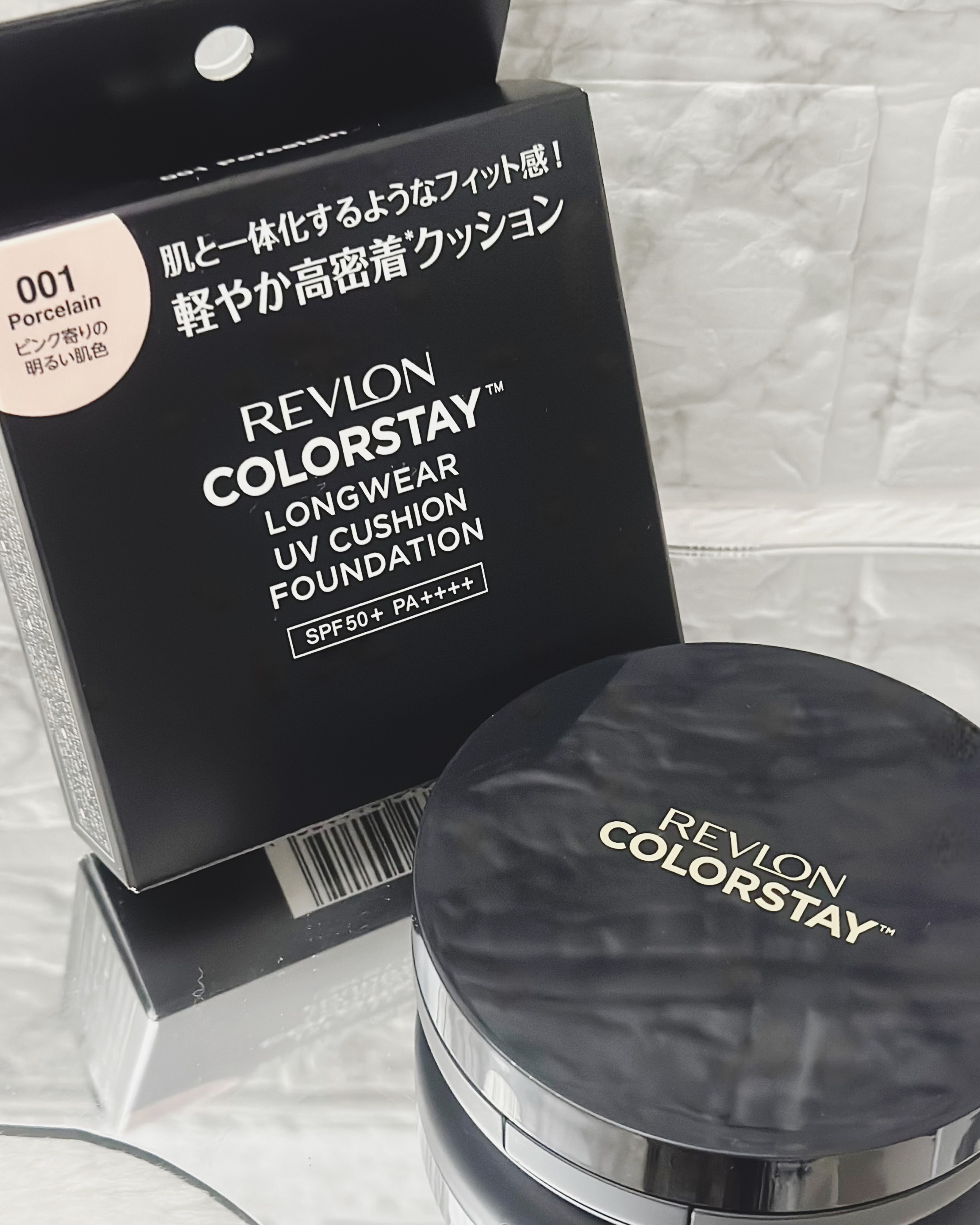 カラーステイ クッション ロングウェア ファンデーション/REVLON/クッションファンデーションを使ったクチコミ（1枚目）