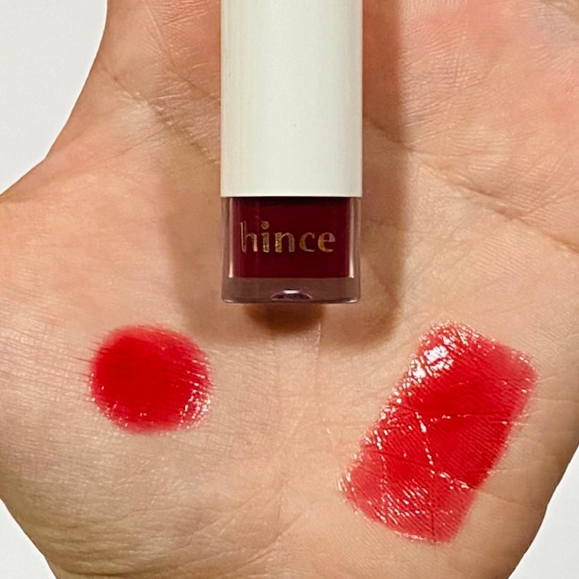 ムードインハンサーウォーターリキッドグロウ/hince/口紅を使ったクチコミ(2枚目)