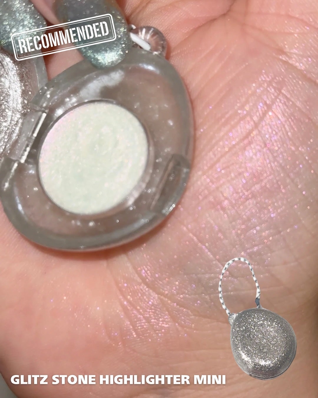 フィー グリッツストーンハイライター/fwee/パウダーハイライトを使ったクチコミ(6枚目)