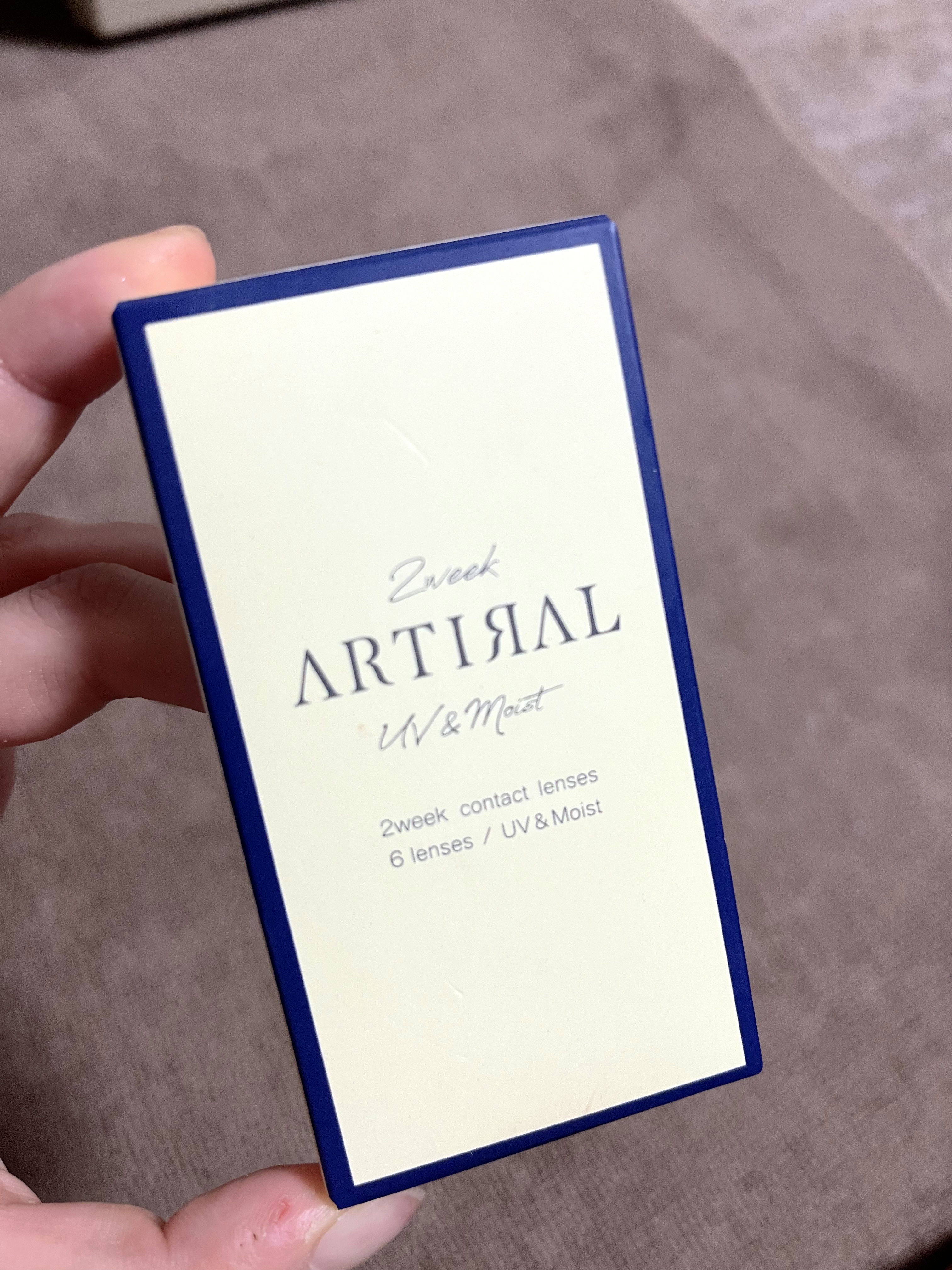 ARTIRAL UV＆Moist 2week /ARTIRAL/２週間（２WEEKS）カラコンを使ったクチコミ（2枚目）