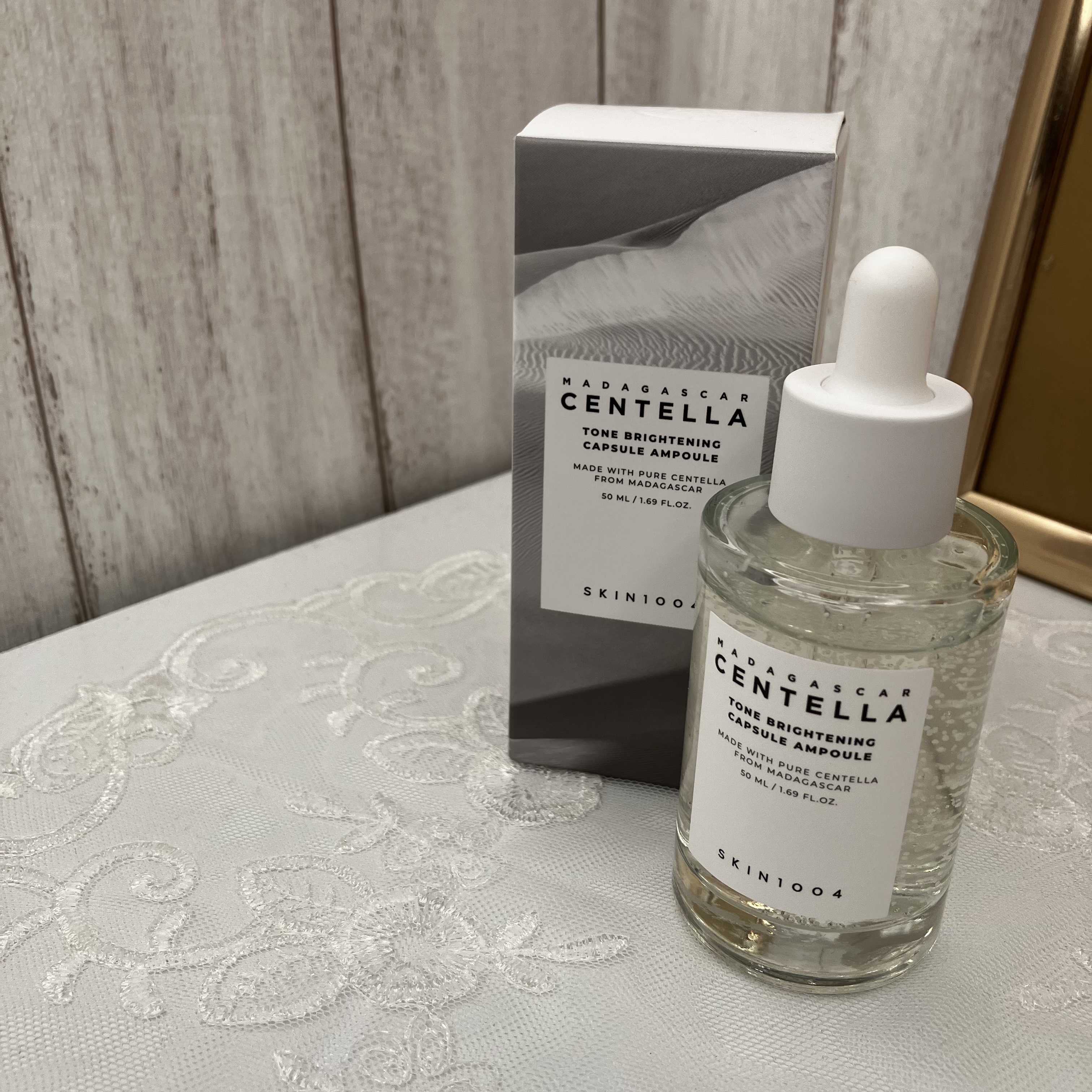 トーンブライトニング カプセルアンプル/SKIN1004/美容液を使ったクチコミ（2枚目）