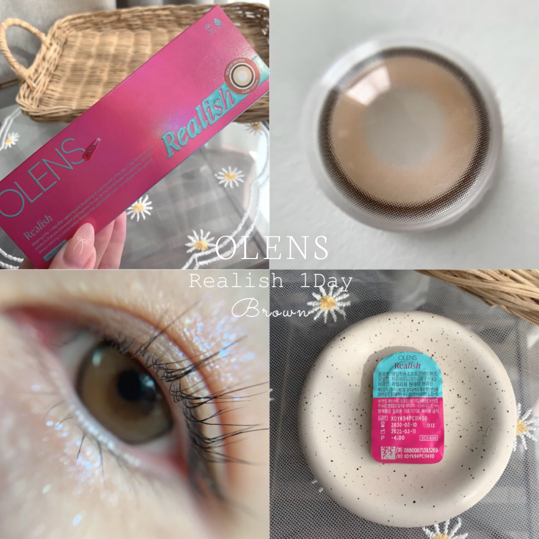 Realish 1day/OLENS/ワンデー（１DAY）カラコンを使ったクチコミ（1枚目）