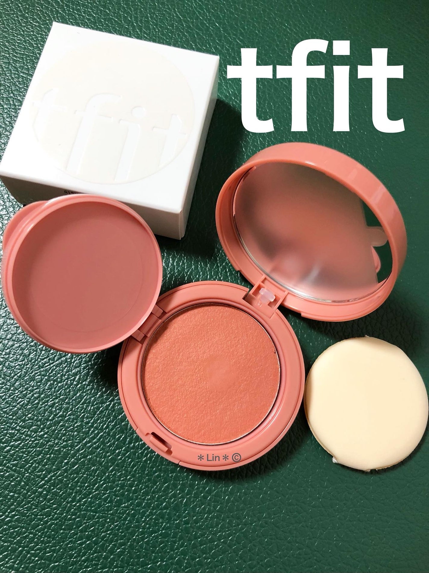 フラッフィーベルベットクッションチーク /TFIT/ジェル・クリームチークを使ったクチコミ(1枚目)