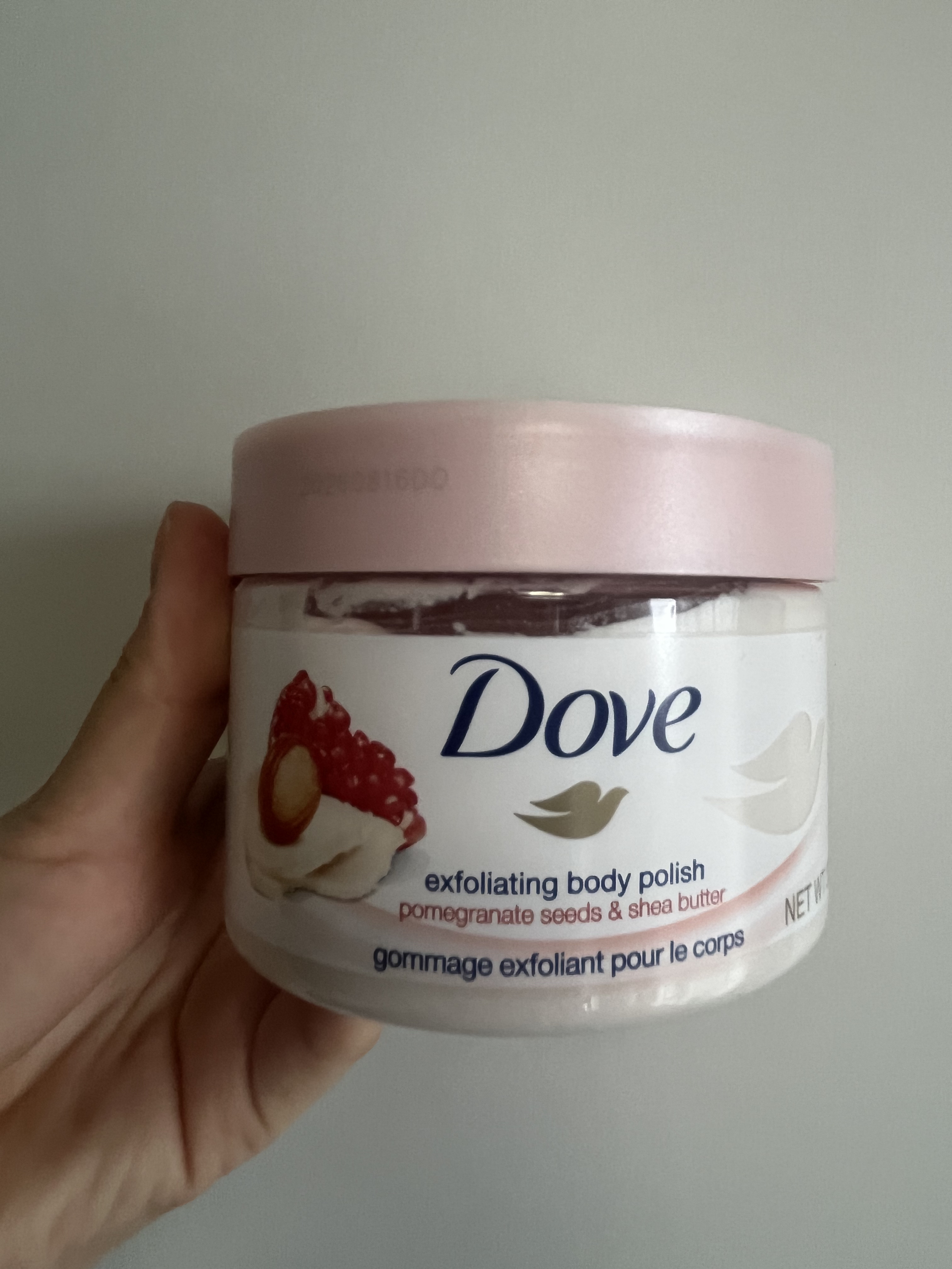 ダヴ ふわとろクリーミースクラブ ザクロ＆シアバター/ダヴ/ボディスクラブを使ったクチコミ（1枚目）