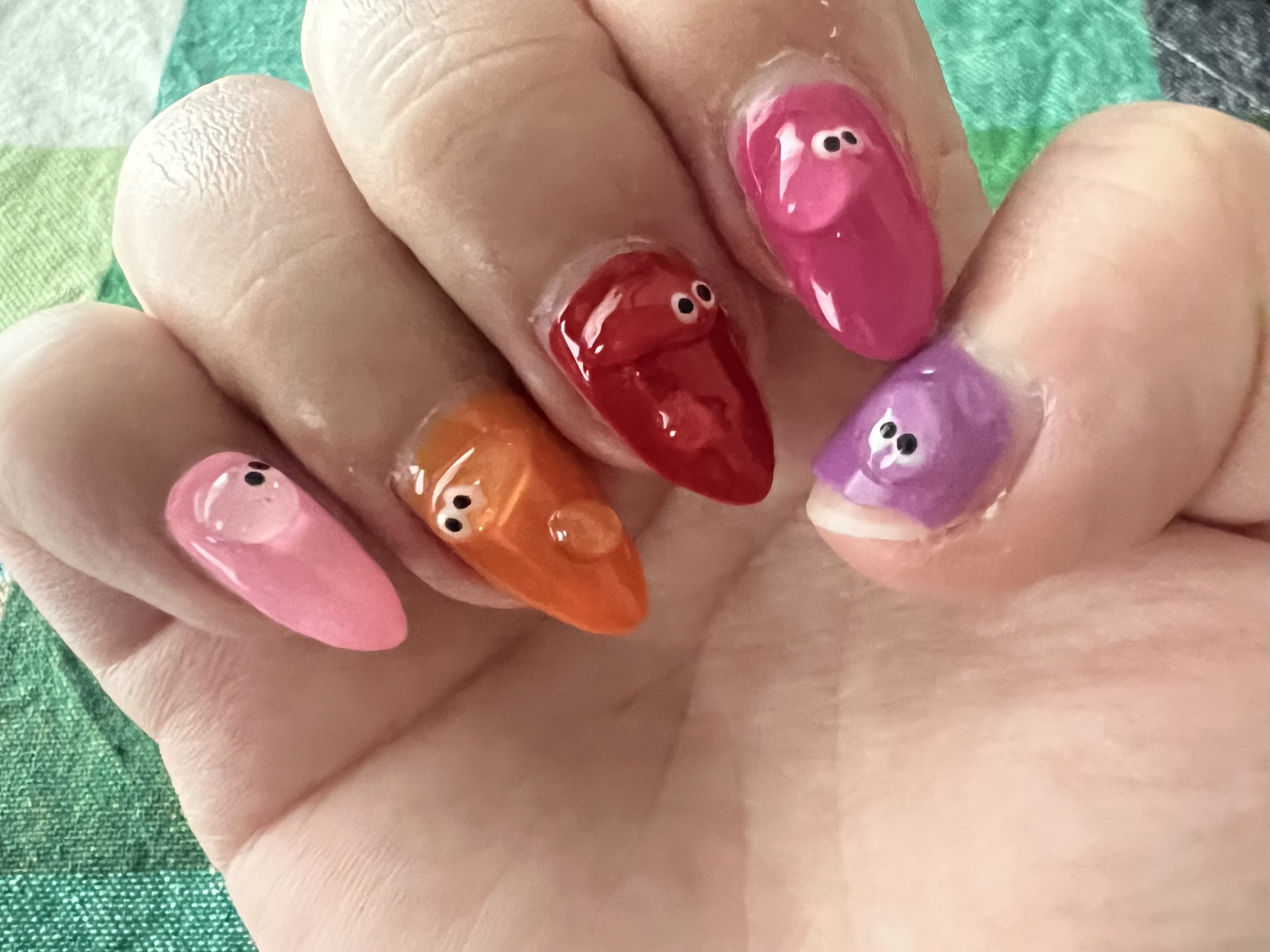 アイシングジェルネイル/セリア/ジェルネイルを使ったクチコミ（2枚目）