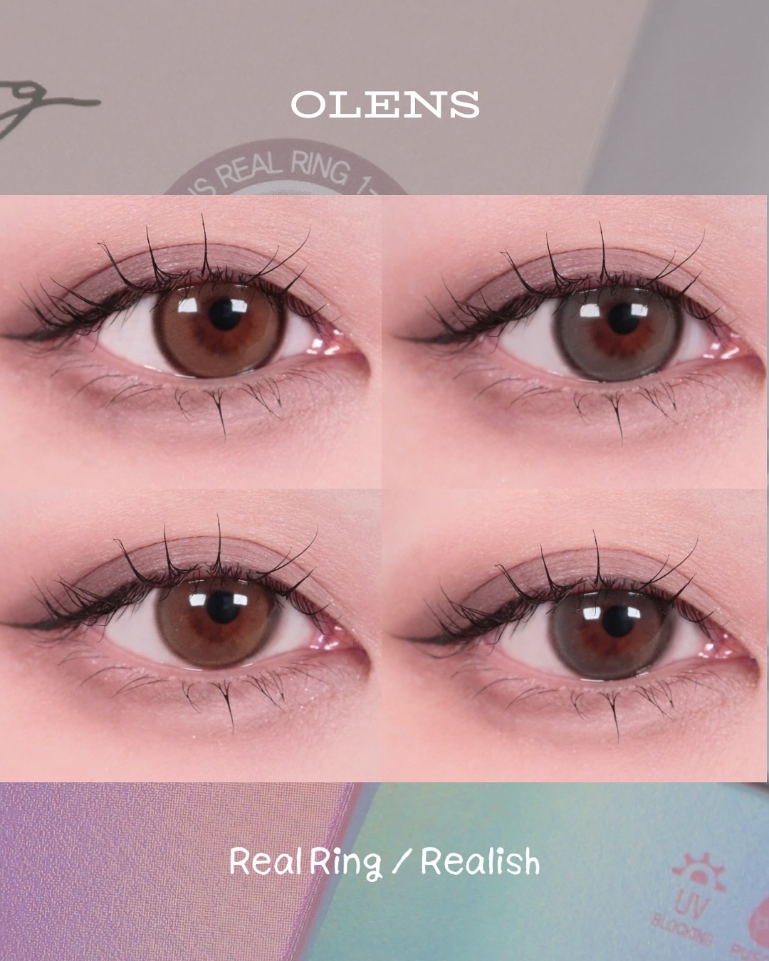 Real Ring 1day/OLENS/ワンデー（１DAY）カラコンを使ったクチコミ（1枚目）