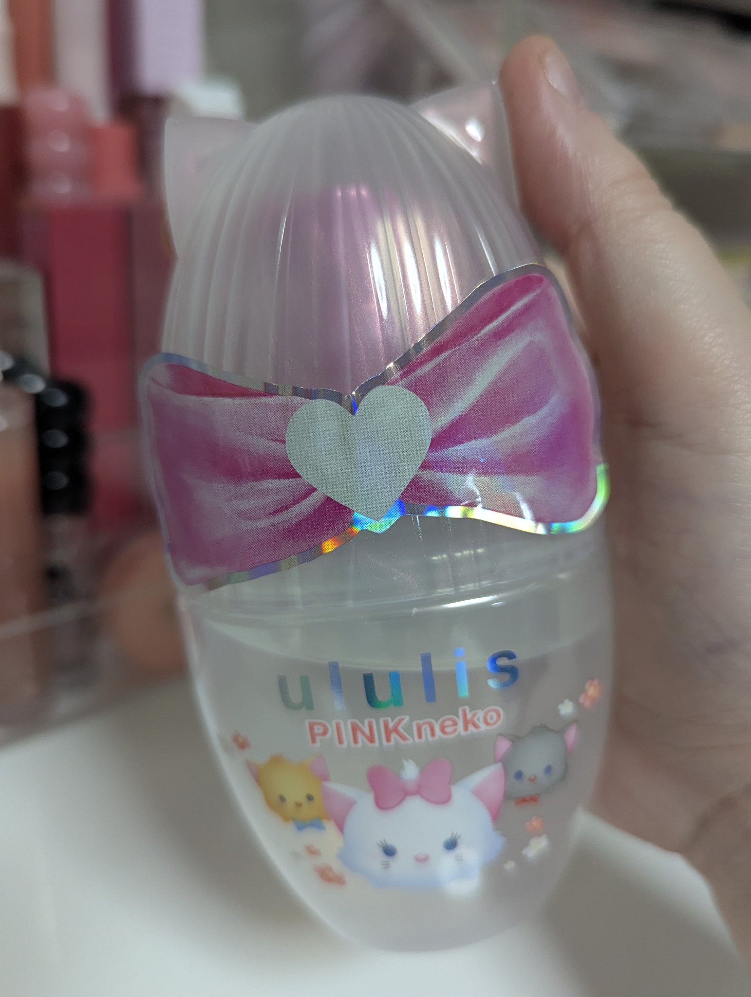 ウルリス マリー　ピンクネコ　ヘアオイル/ululis/ヘアオイルを使ったクチコミ（3枚目）