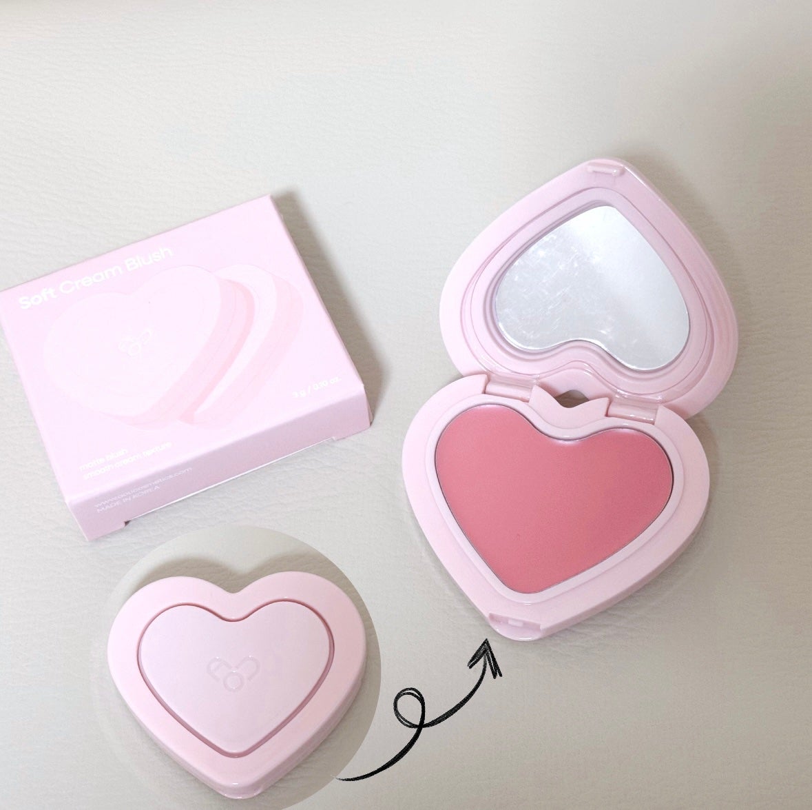 ソフト クリーム チーク/AOU/ジェル・クリームチークを使ったクチコミ(1枚目)