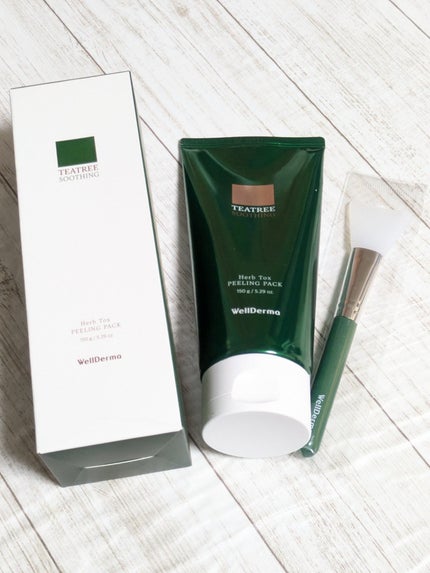 ティーツリーハーブピーリングパック/WellDerma/洗い流すパック・マスクを使ったクチコミ(4枚目)