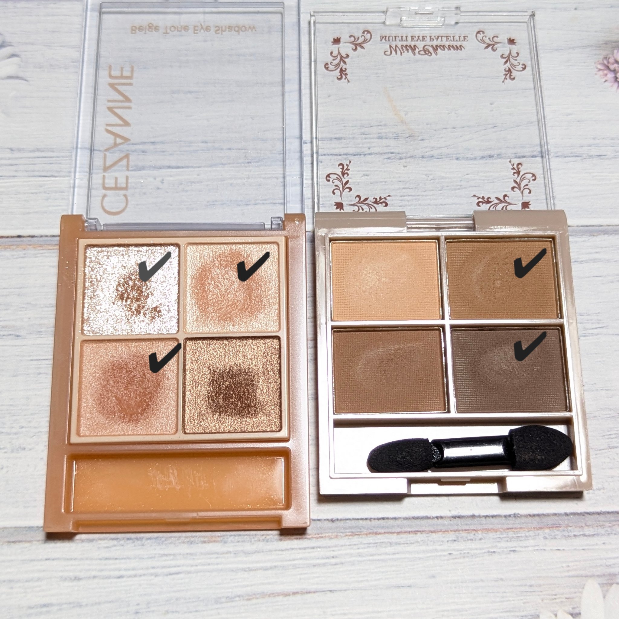 チークブラッシュ/CEZANNE/パウダーチークを使ったクチコミ（2枚目）