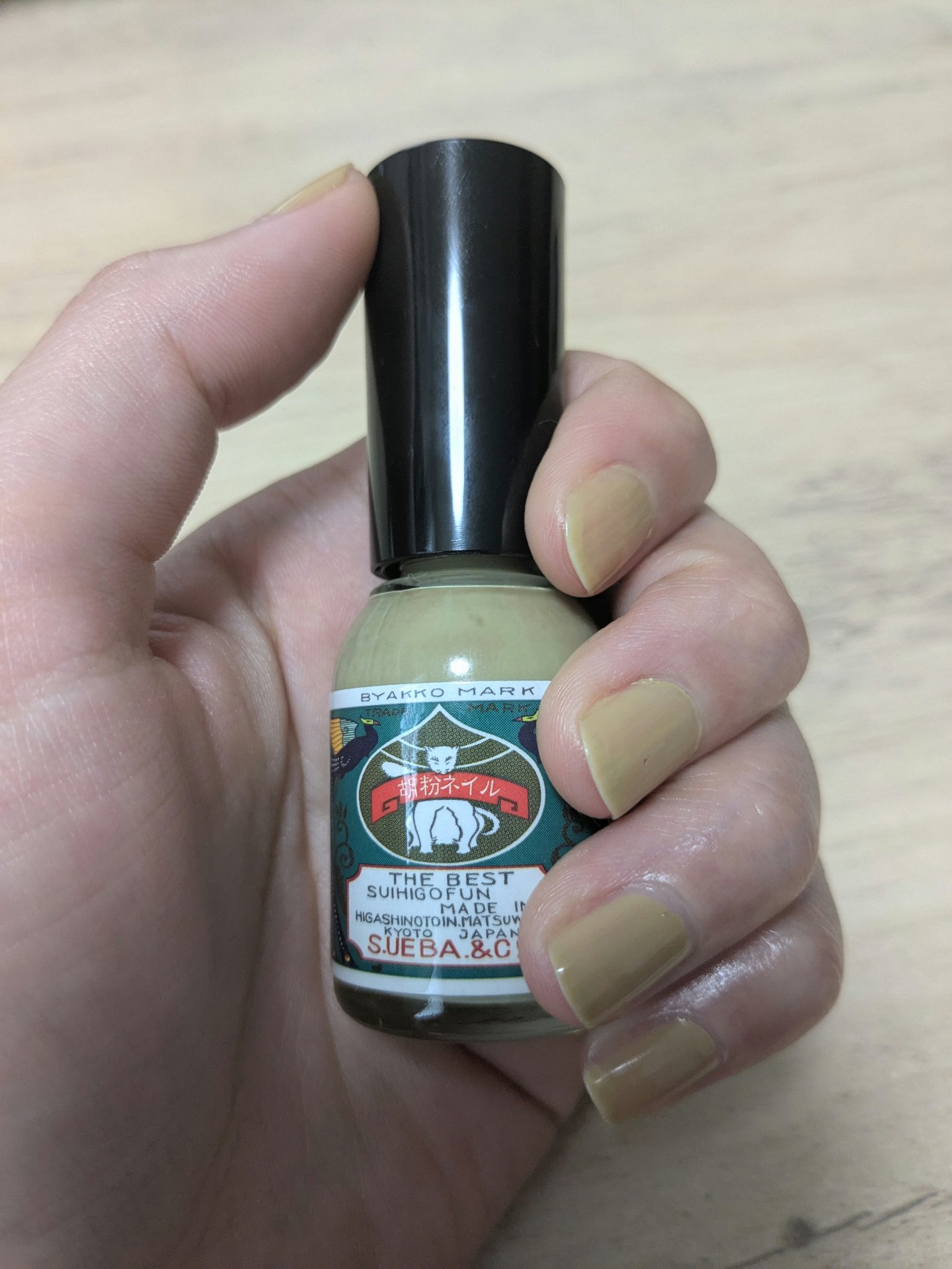 胡粉ネイル 和色シリーズ/上羽絵惣/マニキュアを使ったクチコミ（1枚目）