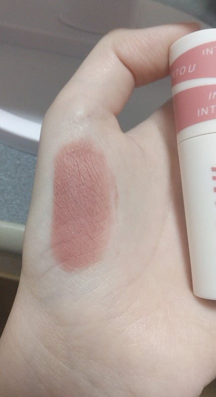 スーパーマットリップ&チークマッド/INTO U/口紅を使ったクチコミ(2枚目)