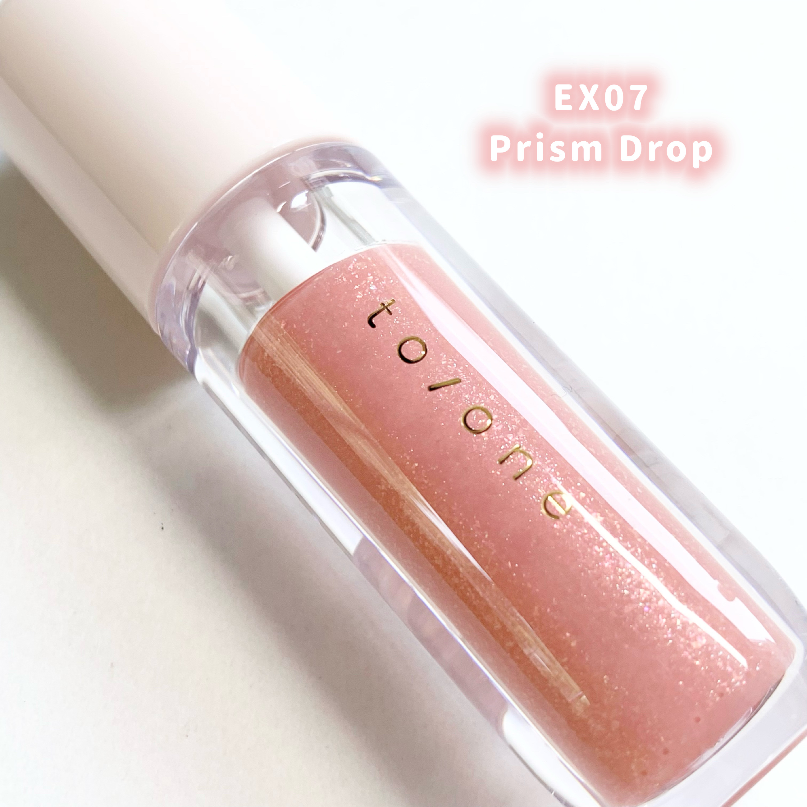 トーン ペタル ブルーミング グロス/to/one/リップグロスを使ったクチコミ（2枚目）