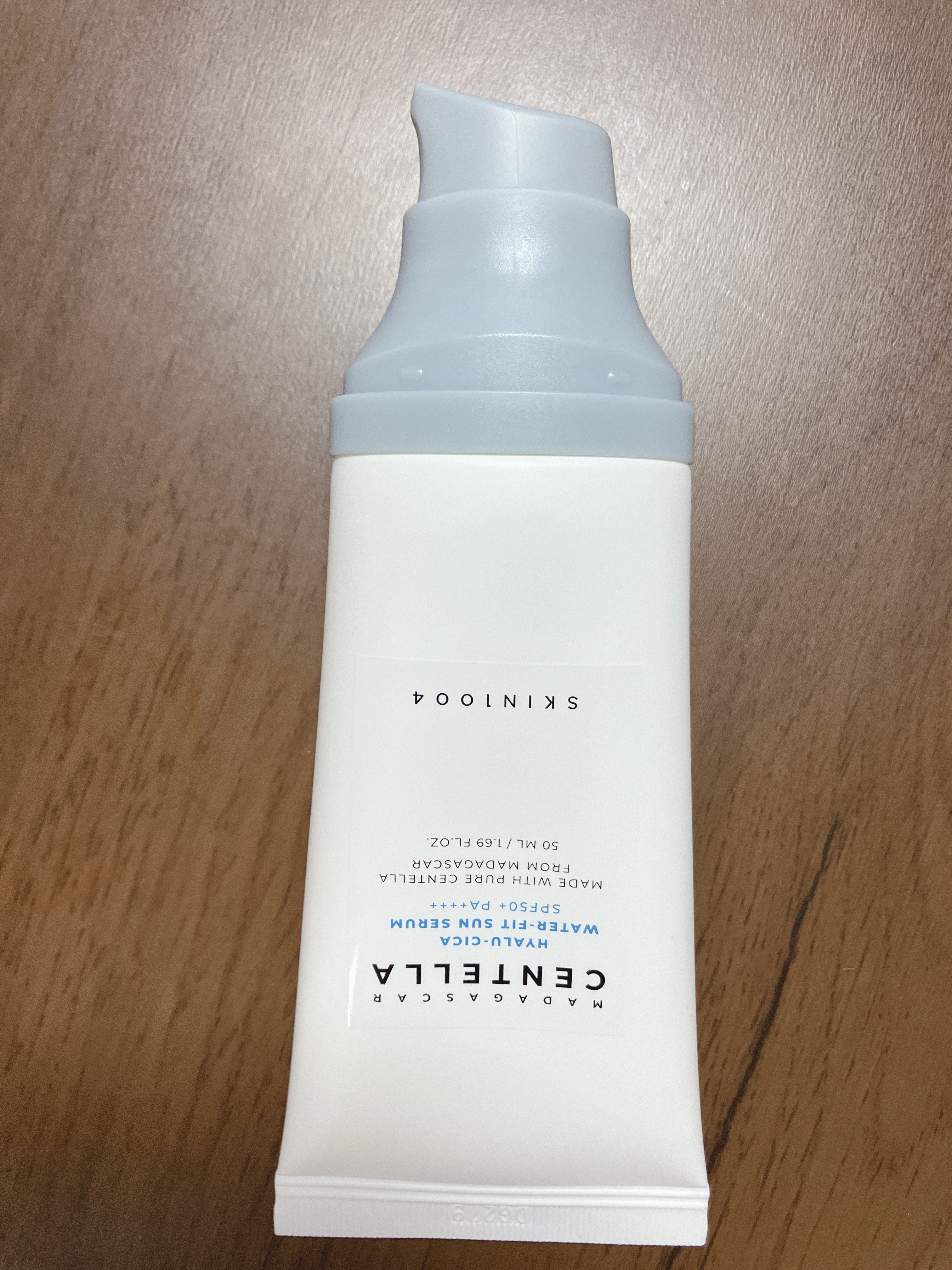 ヒアルーシカ ウォーターフィット サンセラム/SKIN1004/日焼け止めローションを使ったクチコミ（1枚目）