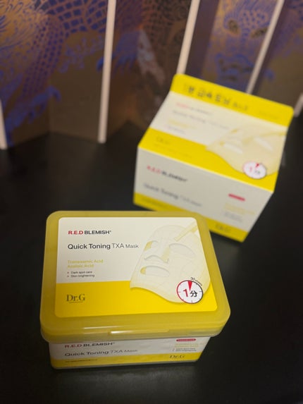 レッドブレミッシュ クイックトーニングTXAマスク/Dr.G/シートマスク・パックを使ったクチコミ(4枚目)
