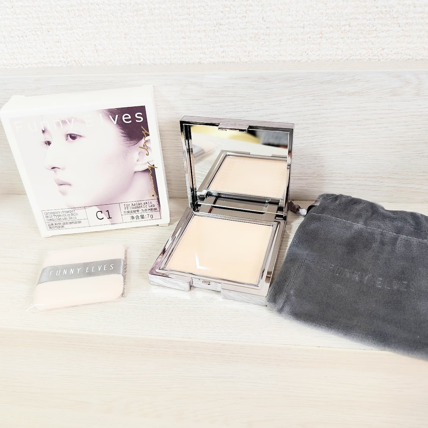 ソフトマットプレストパウダー/FUNNY ELVES方里/プレストパウダーを使ったクチコミ（1枚目）