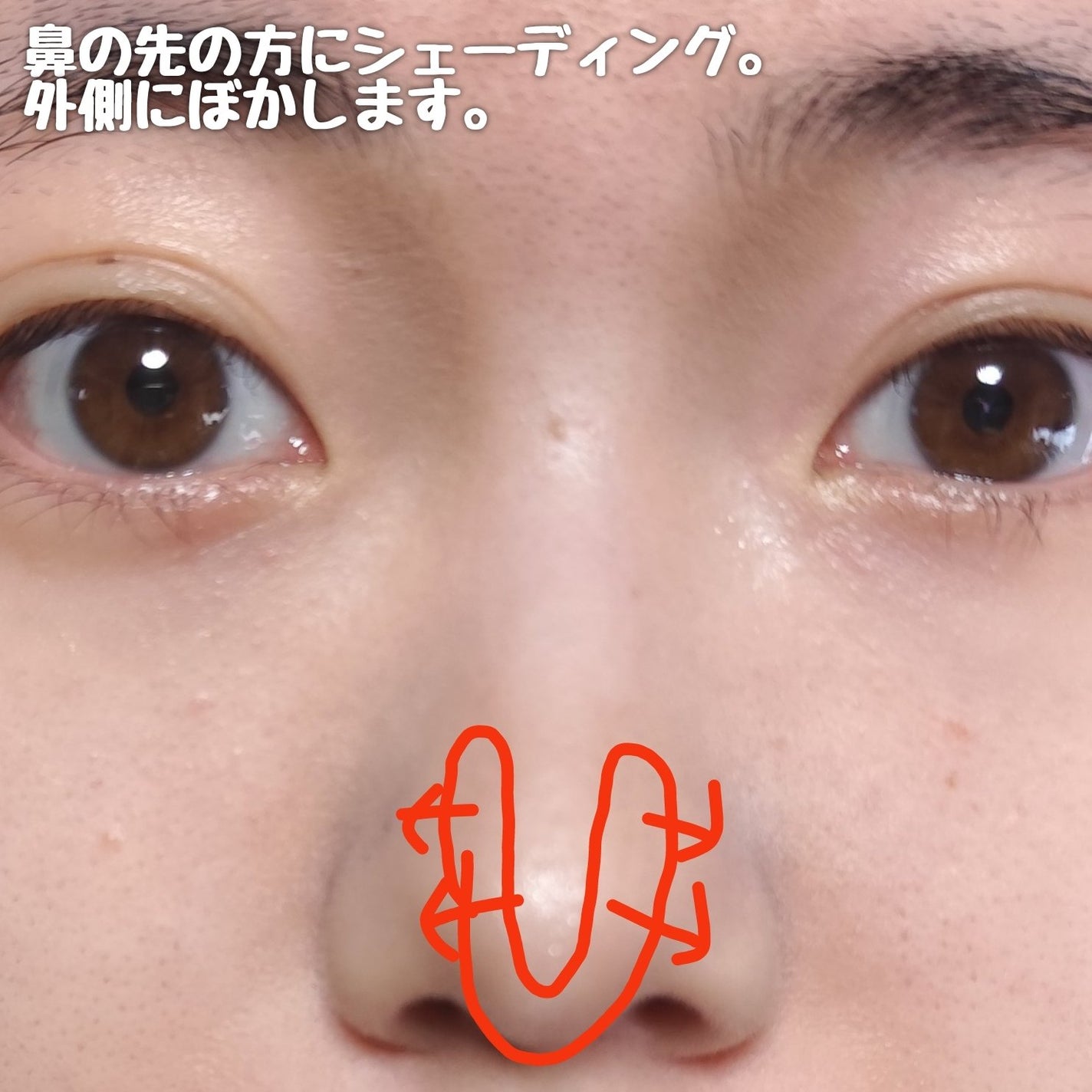 usagi on LIPS 「鼻のシェーディングのやり方教えてくださいというリクエストがあっ..」(3枚目)