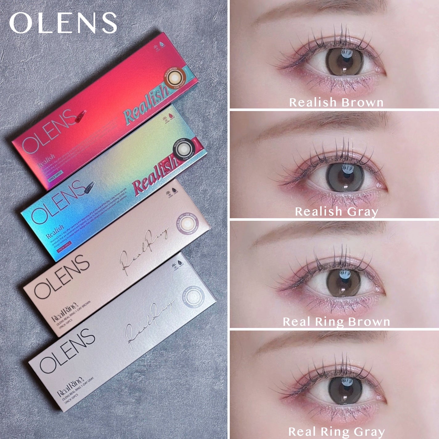 Real Ring 1day/OLENS/ワンデー(1DAY)カラコンを使ったクチコミ(1枚目)