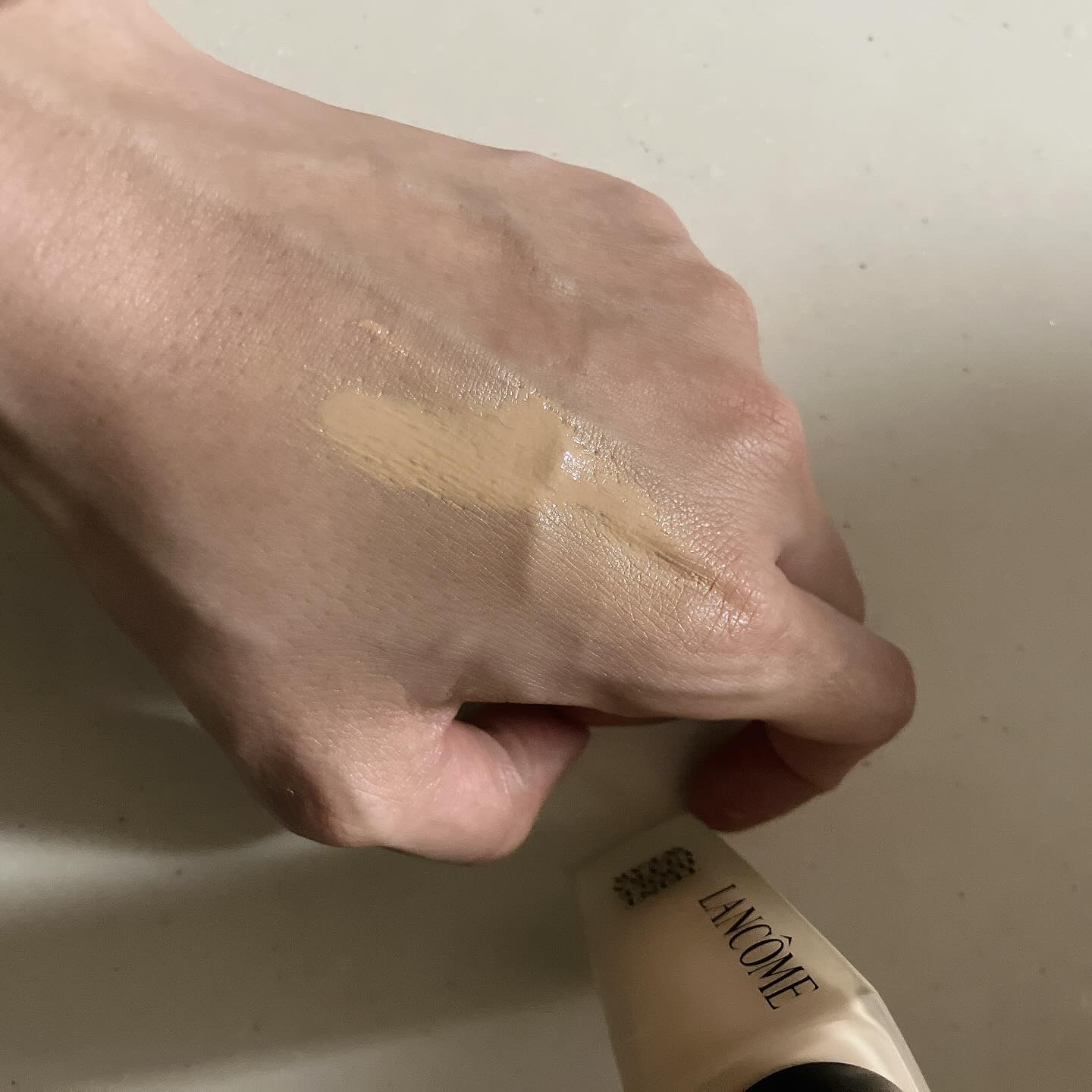 タンイドル ウルトラ ウェア リキッド N/LANCOME/リキッドファンデーションを使ったクチコミ（3枚目）