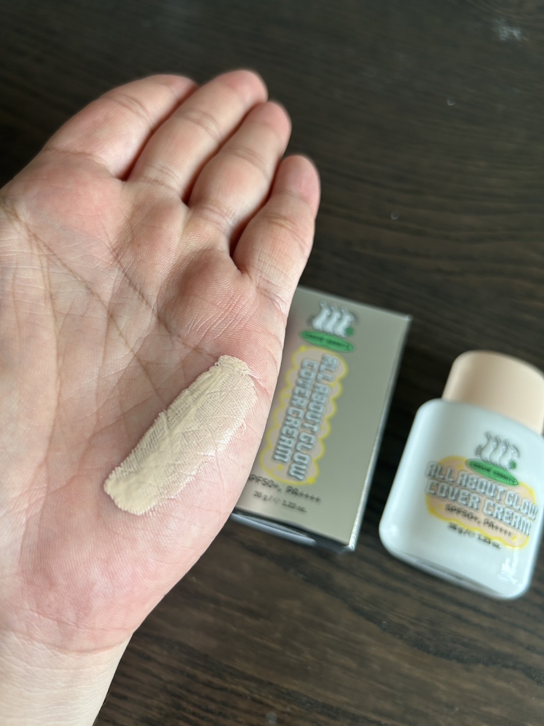 オールアバウトグロウカバークリーム/CHASIN'RABBITS/日焼け止めクリームを使ったクチコミ（3枚目）