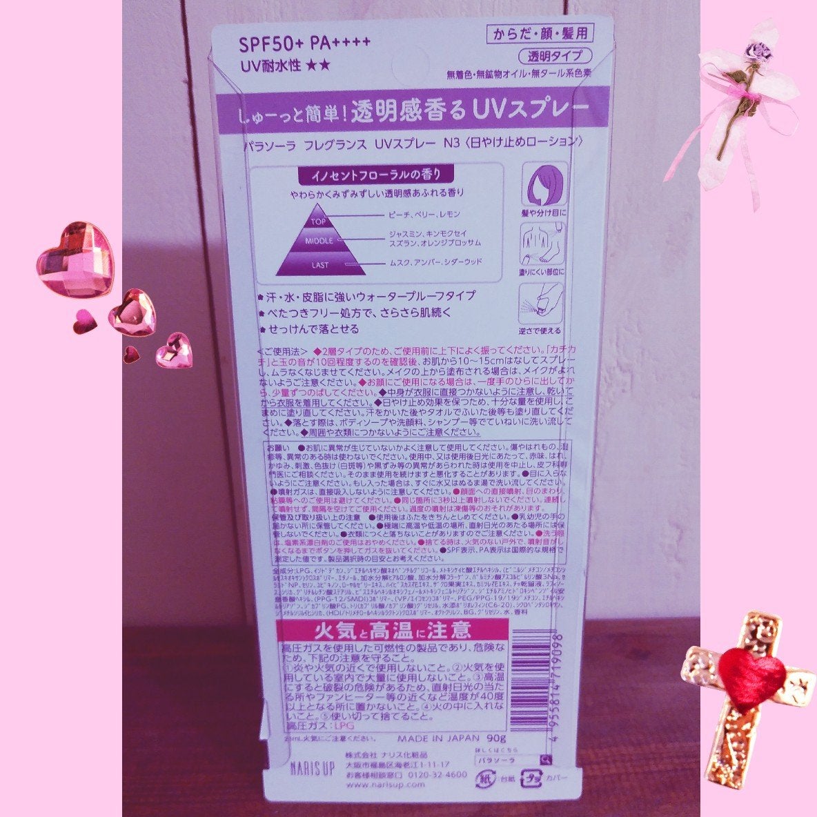 パラソーラ フレグランス UVスプレー N3/パラソーラ/日焼け止めミスト・スプレーを使ったクチコミ(2枚目)