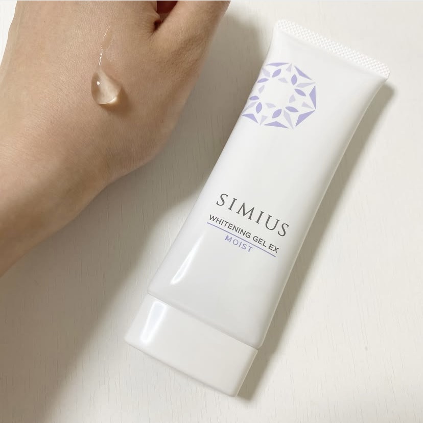 薬用ホワイトニングジェルEX モイスト（しっとり）/シミウス/オールインワン化粧品を使ったクチコミ（3枚目）
