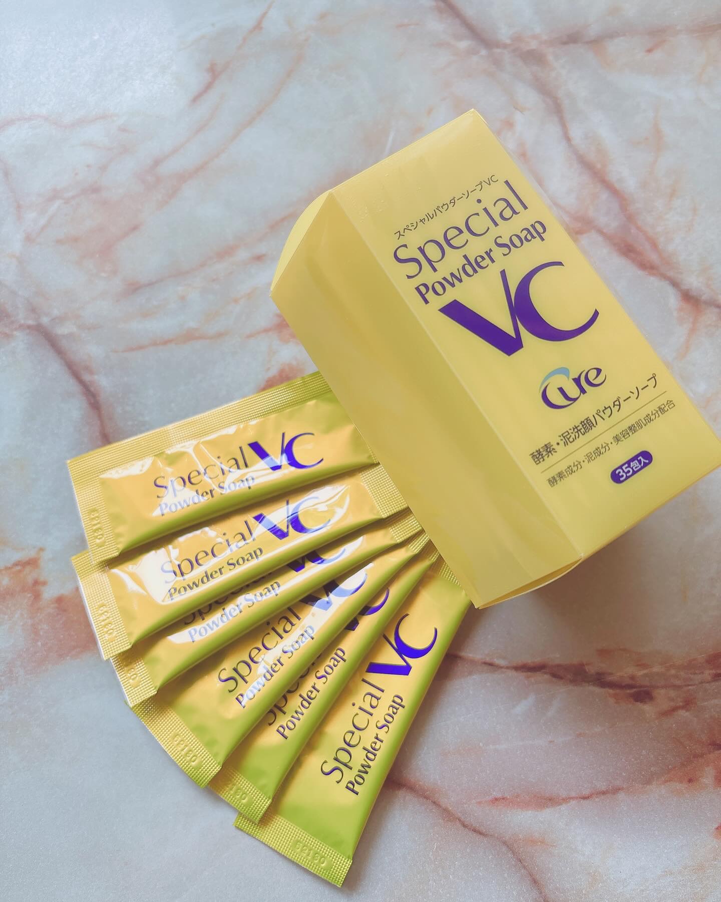 スペシャルパウダーソープＶＣ/Cure/洗顔パウダーを使ったクチコミ（2枚目）