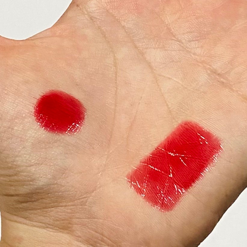 ムードインハンサーウォーターリキッドグロウ/hince/口紅を使ったクチコミ(5枚目)