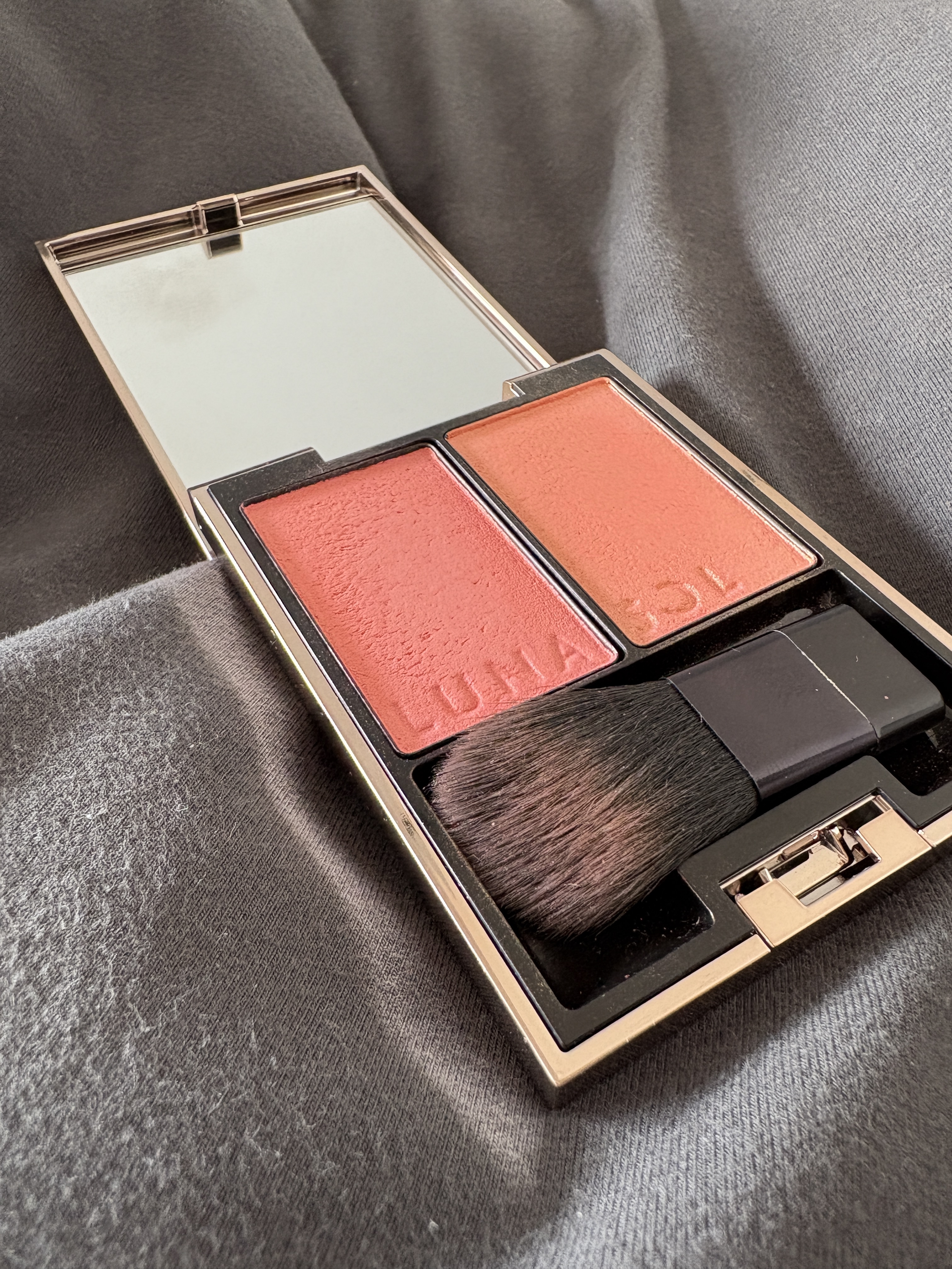 カラーリンググレイズ/LUNASOL/パウダーチークを使ったクチコミ（1枚目）