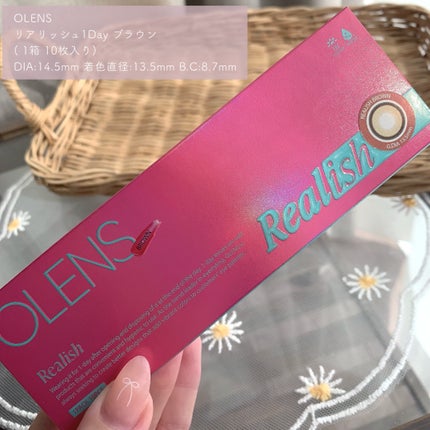 Realish 1day/OLENS/ワンデー(1DAY)カラコンを使ったクチコミ(2枚目)