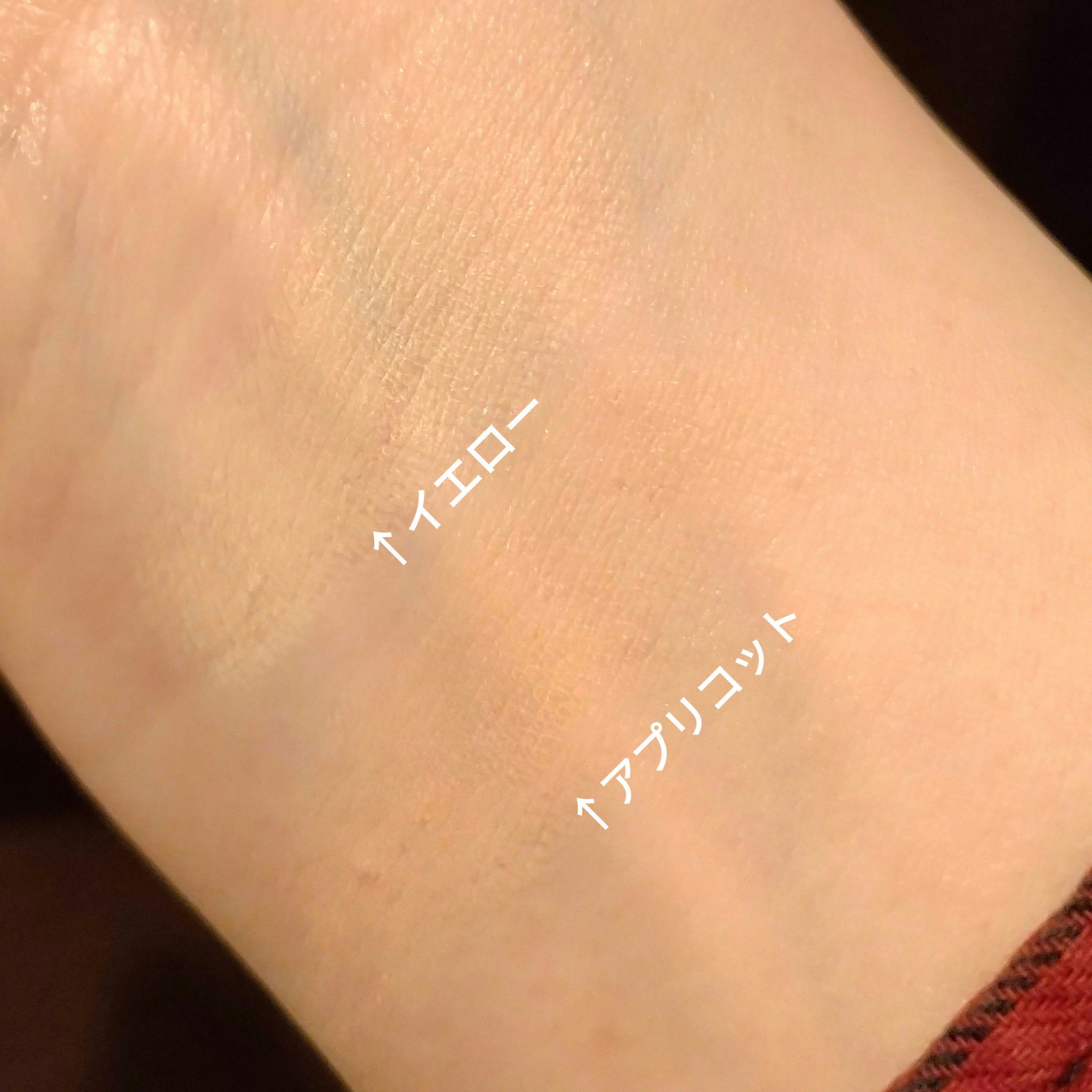 カラーデュオ トリック コンシーラー 07 イエロートリック/Visée/パレットコンシーラーを使ったクチコミ（2枚目）