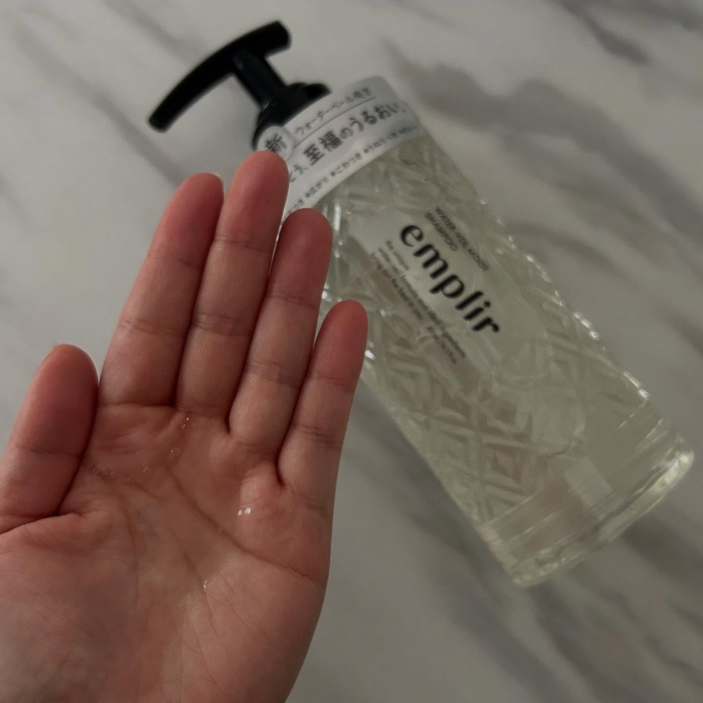 ウォーターベール モイストシャンプー/トリートメント/emplir/市販シャンプーを使ったクチコミ(2枚目)