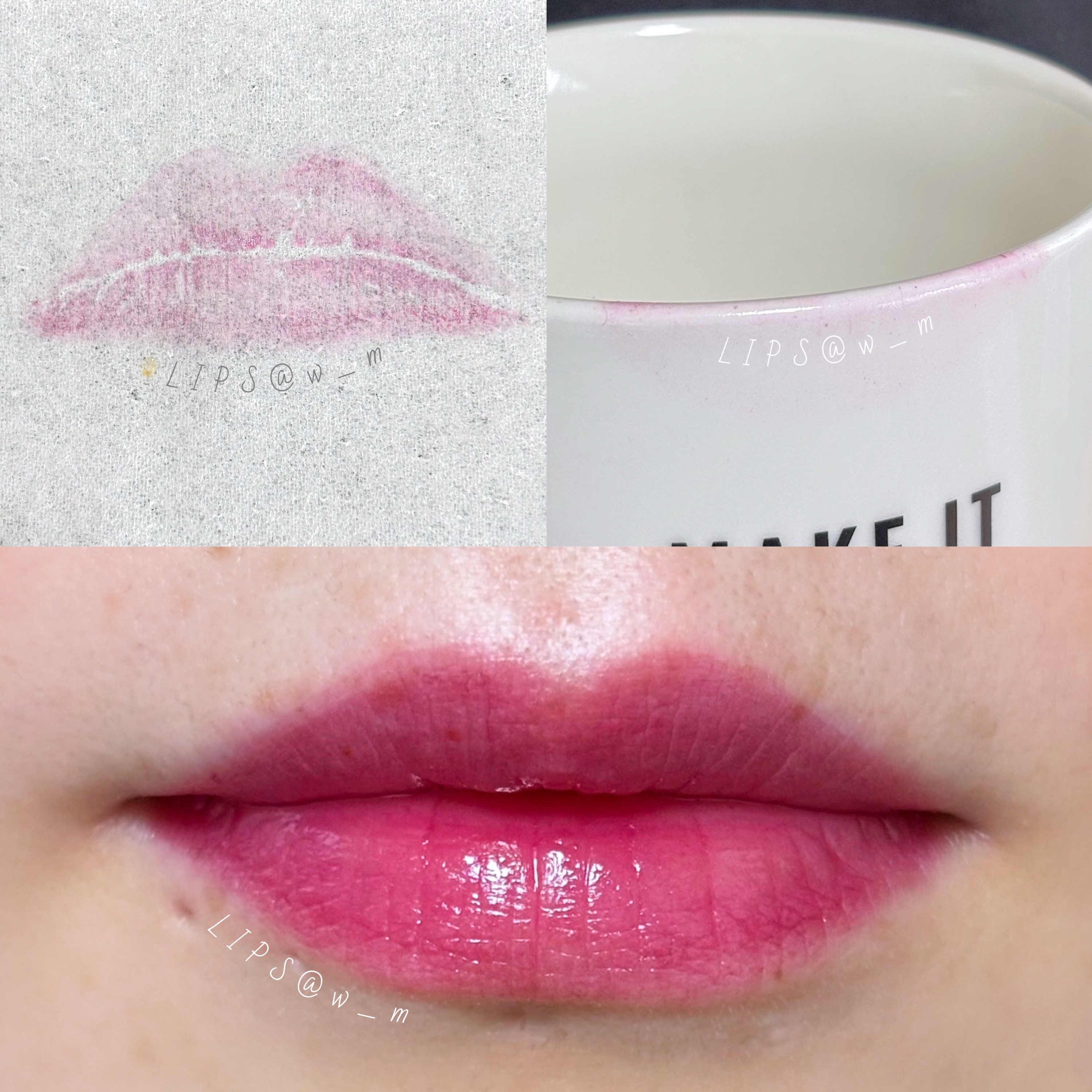 ペリペラ インク ムード グロイ ティント 06 PLUM UPDATE(プロフ写プラム)/PERIPERA/リップティントを使ったクチコミ（3枚目）