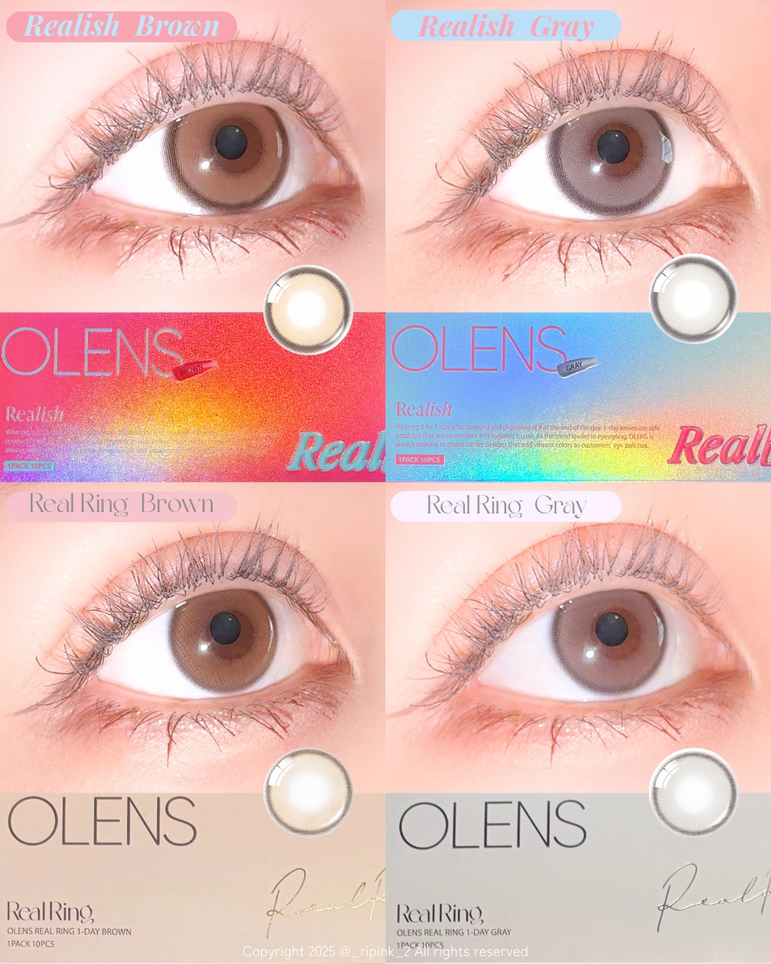 Real Ring 1day/OLENS/ワンデー（１DAY）カラコンを使ったクチコミ（1枚目）